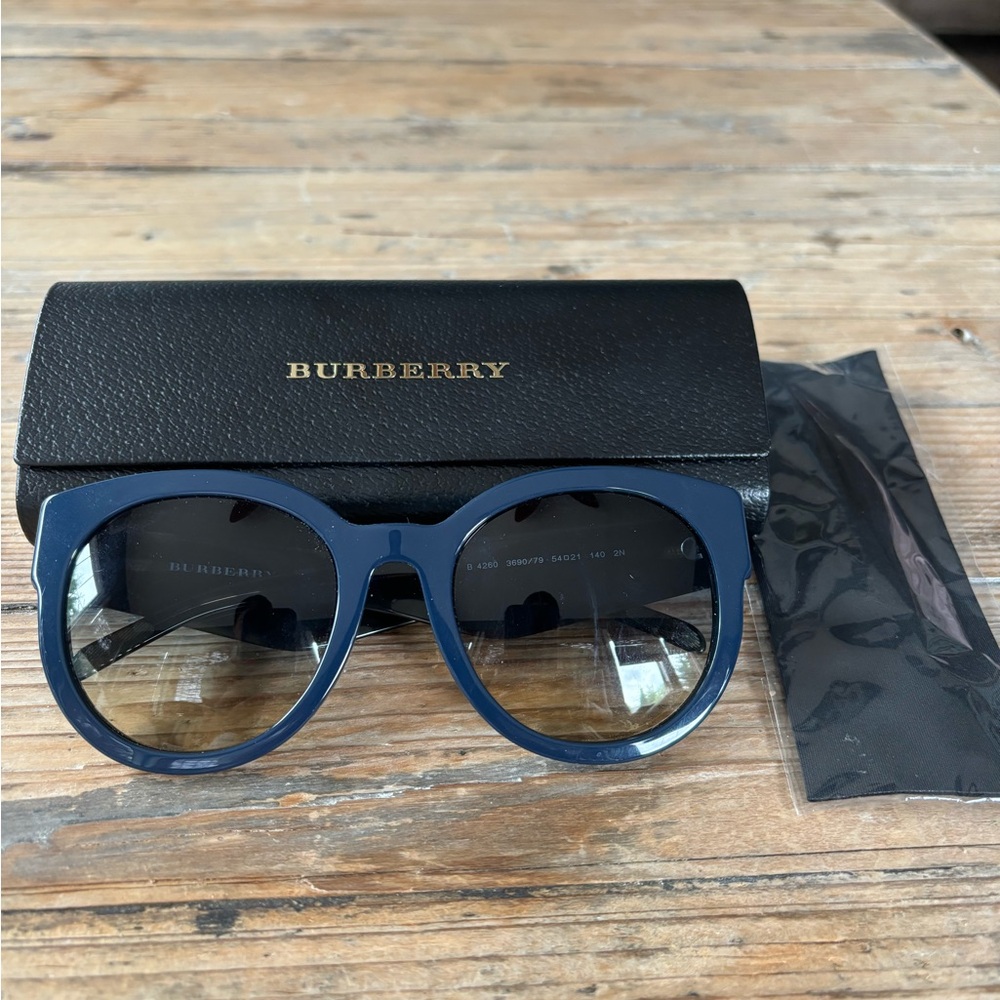 Blue Burberry Sunglasses